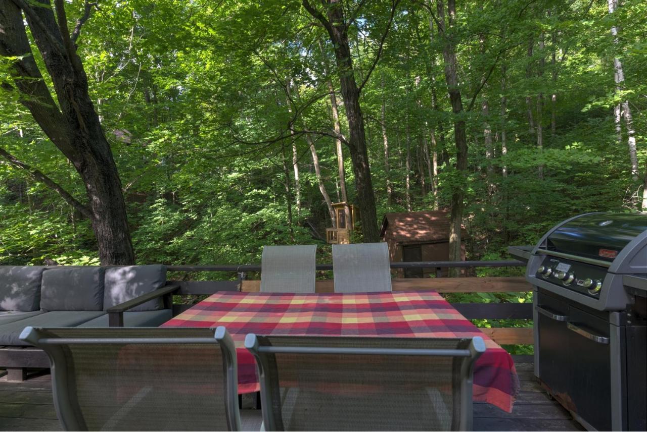 Chalet Dans Les Arbres. 3 Ch. /Trees House 3Bdr Lac Sainte-Marie Exteriör bild