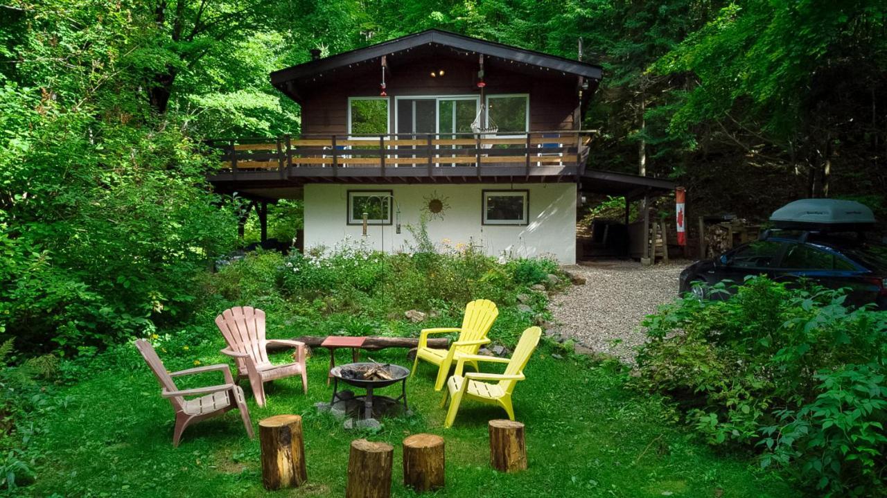 Chalet Dans Les Arbres. 3 Ch. /Trees House 3Bdr Lac Sainte-Marie Exteriör bild